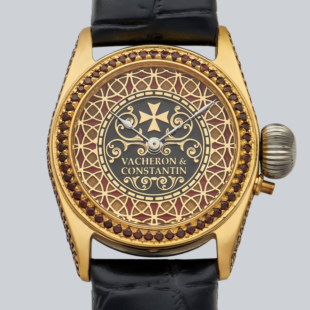 アンティーク Marriage watch VACHERON & CONSTANTIN 懐中時計をアレンジした35mm のメンズ腕時計 半年保証 手巻き スケルトン_画像1
