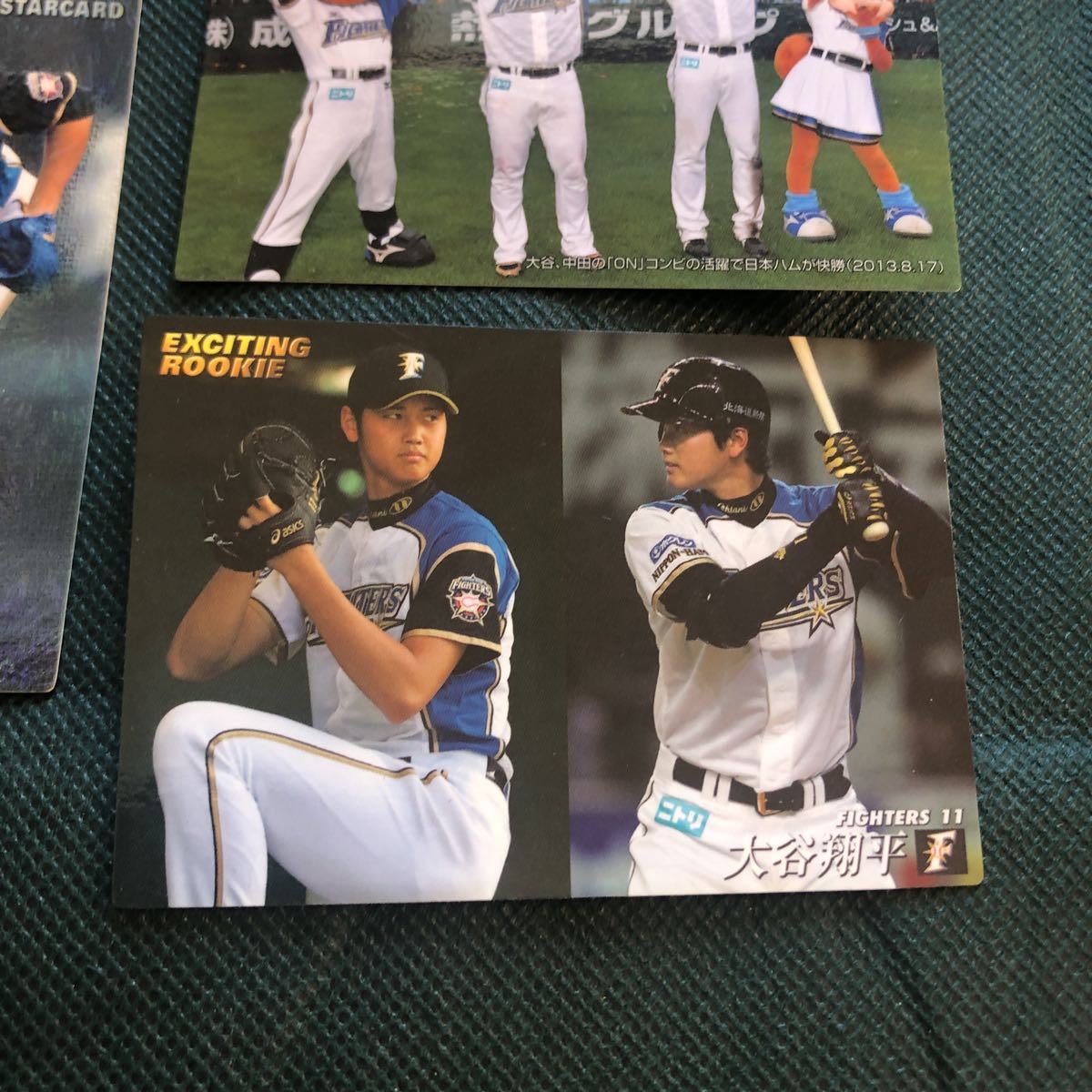 大谷翔平 3枚 セット ルーキーカード スターカード EXCITING ROOKIE 二刀流 2013 2014 カルビープロ野球チップス カルビー_画像4