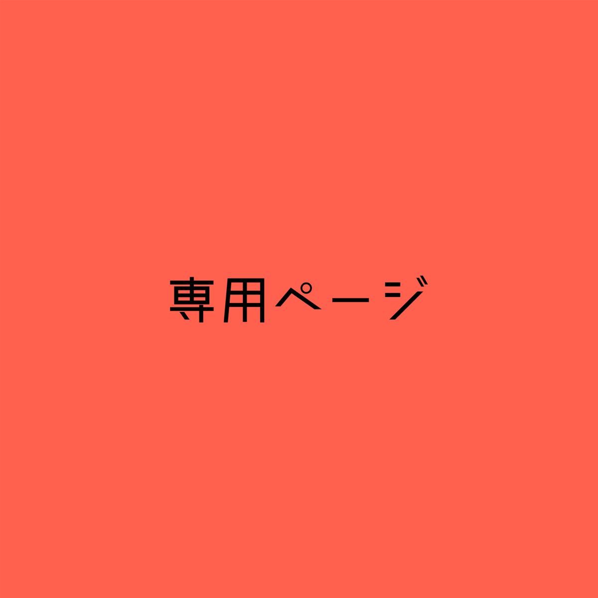 専用ページですので他の方はご購入御遠慮ください。