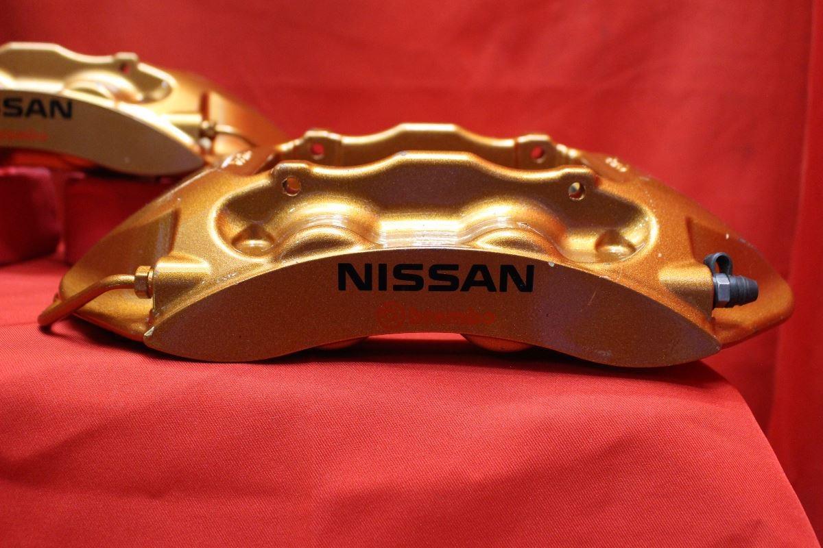 *NISSAN GT-R Ниссан 35GTR оригинальный Brembo задний суппорт тормоза не использовался не оборудован товар!!*jasi