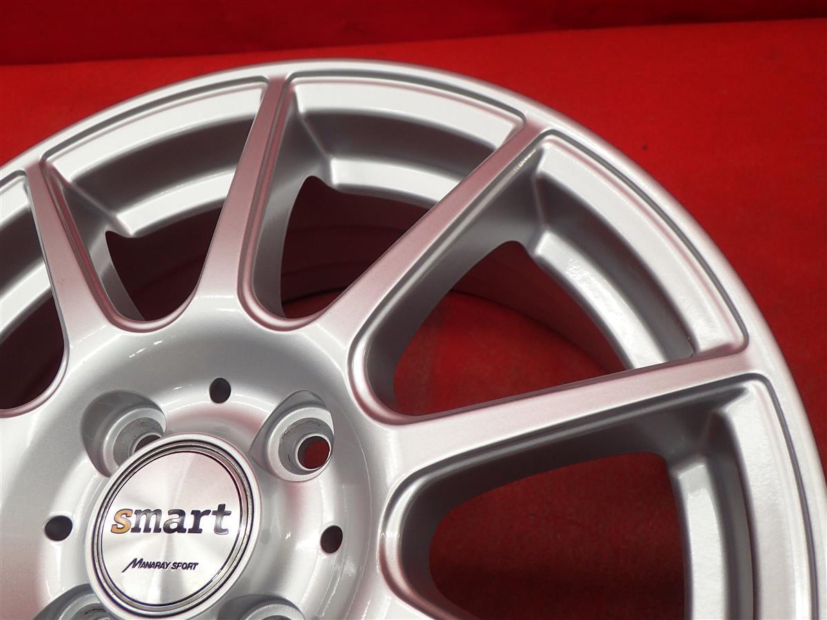 MANARAYSPORT Euro Speed ユーロスピード smart スマート 社外 ホイール 4本 6J-15 PCD100 4穴 +52 ハブ67 aa15_画像10