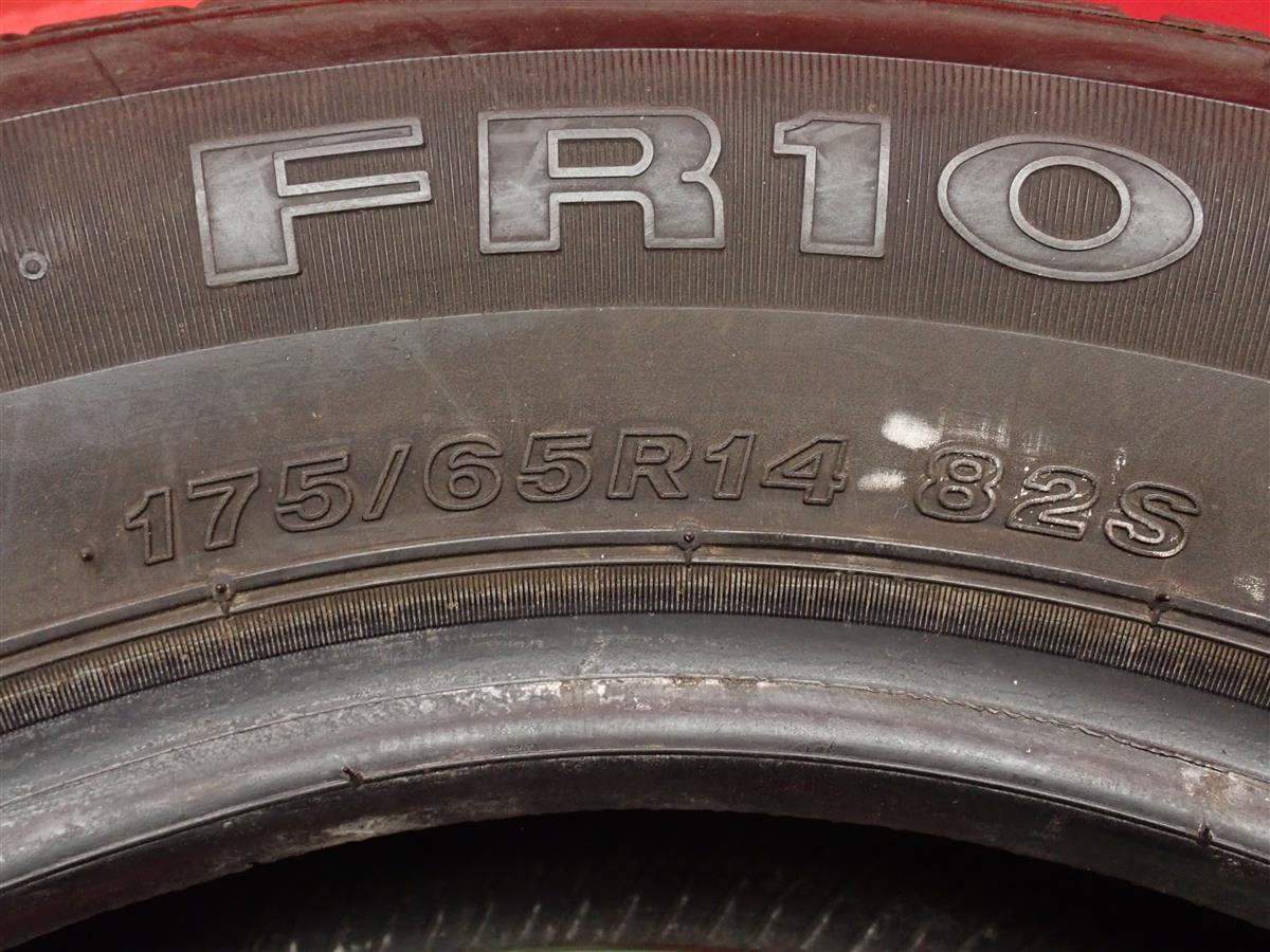 単品 タイヤ 1本 《 ファイアストン 》 FR10 [ 175/65R14 82S ]9分山★n14 bB サクシード パッソ キューブ フィット デミオ コルト_画像9