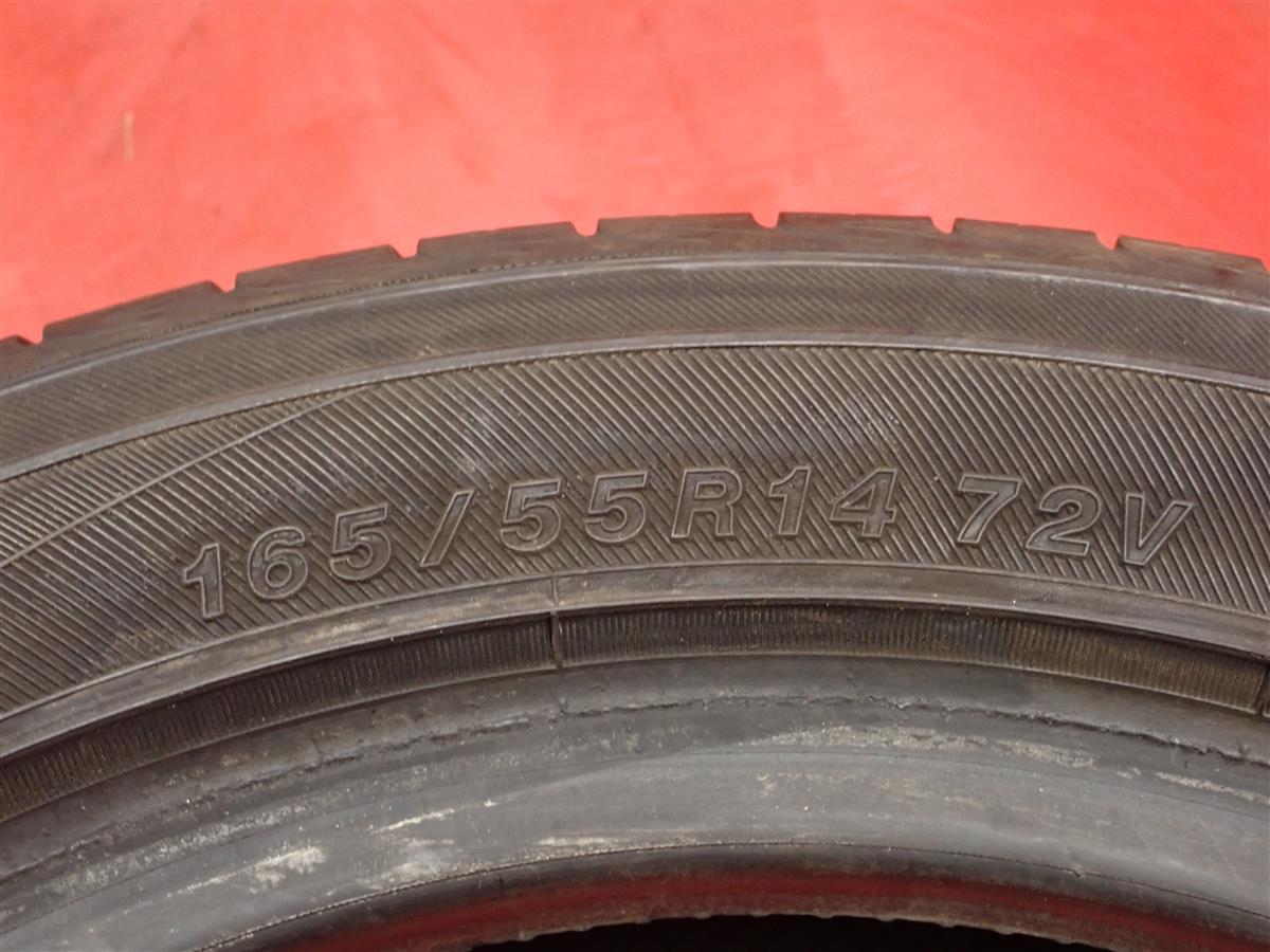 単品 タイヤ1本 《 ヨコハマ 》 ブルーアース [ 165/55R14 72V ] 8分山★ゼスト ライフ キャロル モコ AZ－ワゴン n14_画像9