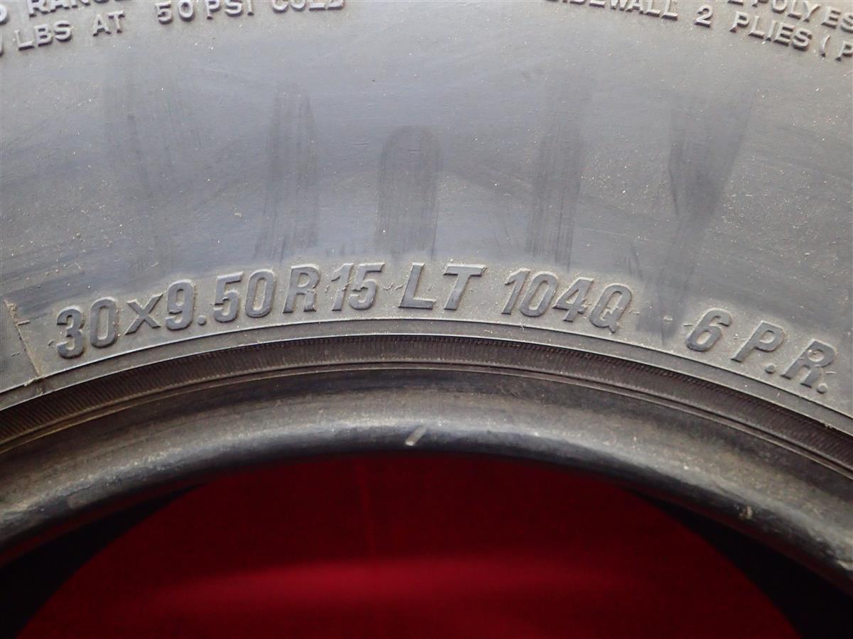 タイヤ単品 1本《トーヨー》トランパスS/U [ 30/9.5R15 104Q ]10分山★ホワイトレター・デリカスペースギア等に！n15_画像6