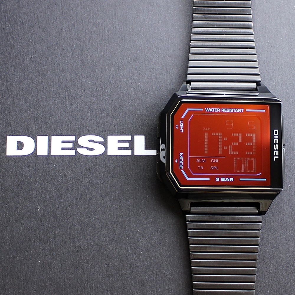 初回限定 ディーゼル メンズ 腕時計 デジタル ブラック プレゼント
