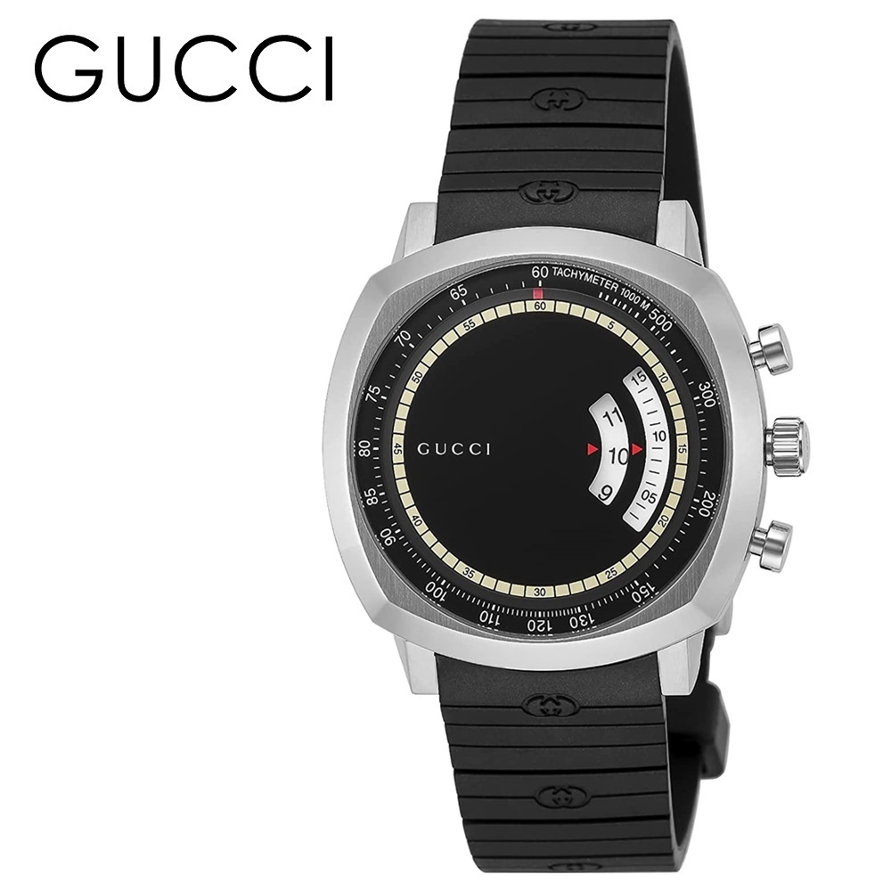 グッチ 腕時計 メンズ レディース ユニセックス グッチ時計 グリップ 40mm ブランド ブラック gucci クリスマス プレゼント