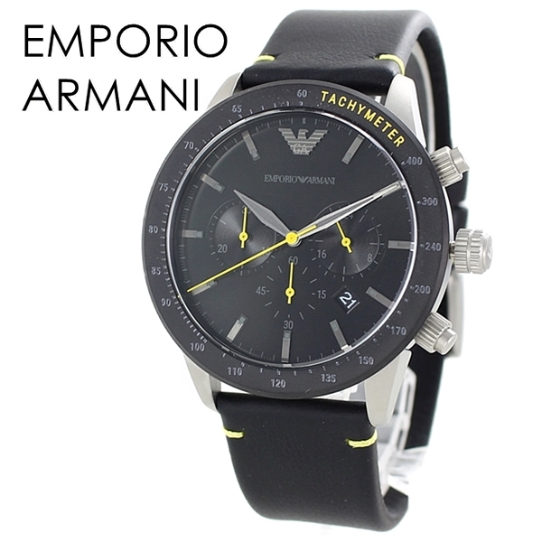 20代 30代 誕生日 男性 ギフト EA エンポリオアルマーニ メンズ 腕時計 レザー クリスマス プレゼント