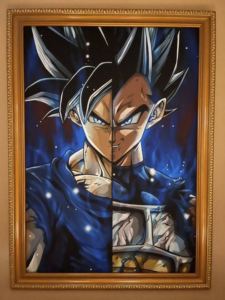孫悟空、ベジータ、ベジット、他、ドラゴンボール、キャンパスポスター