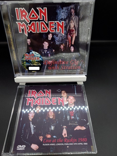 【送料無料】美品 Iron Maiden アイアンメイデン Definitive GIG with Stratton_画像1