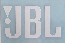 カッティング シール ステッカー 切り文字２枚売り JBL カー オーディオ機器 ホームシアター HARMAN ハーマン California _白。2枚売りです。