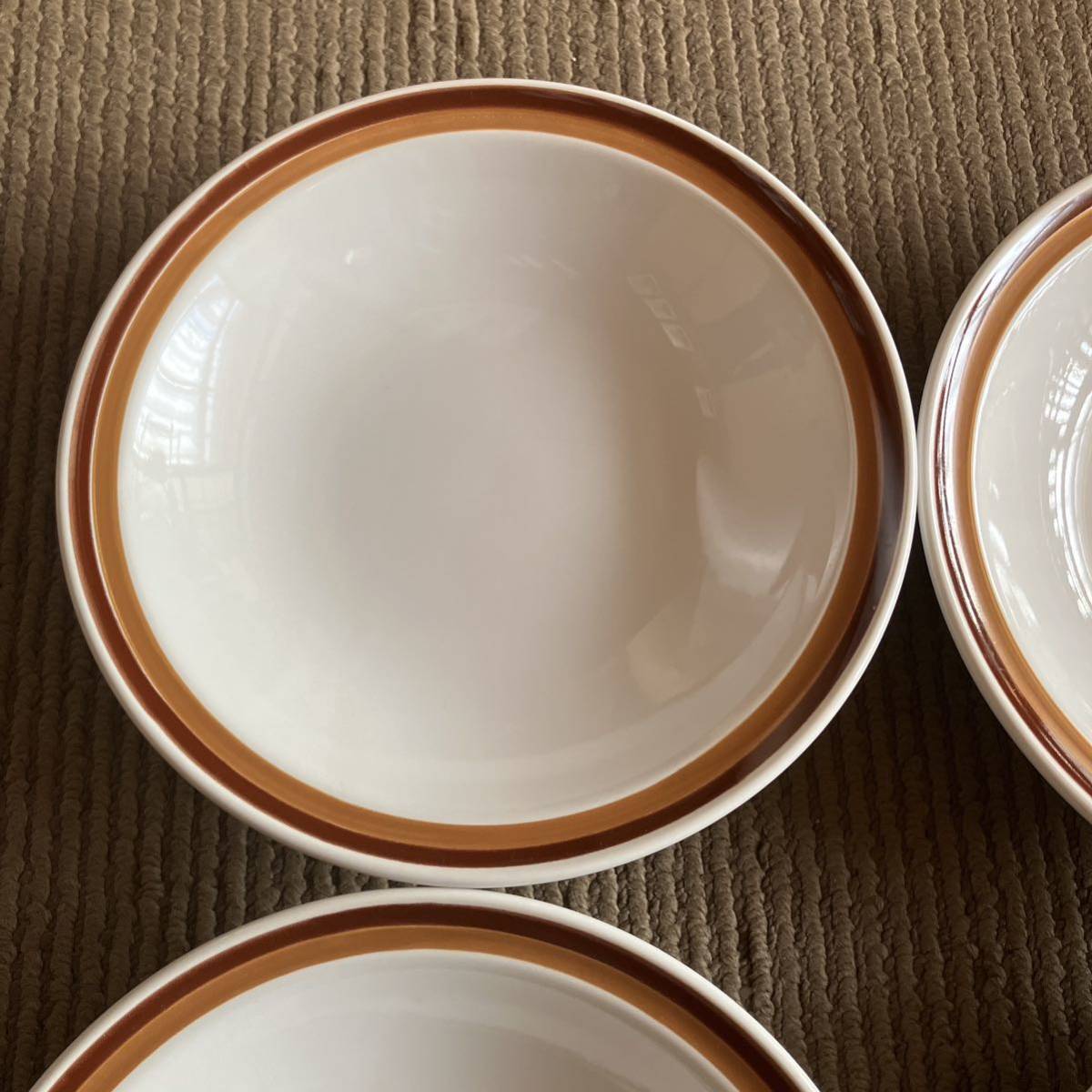MARAIA STONEWARE retro посуда глубокая тарелка тарелка plate 4 листов 