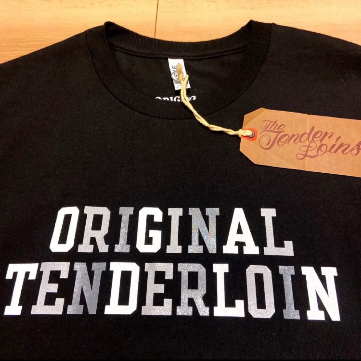 希少品！TENDERLOIN テンダーロイン TEE 2A ボルネオ BLACK-