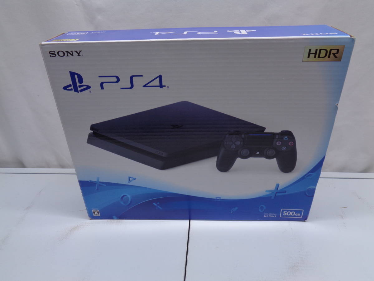 25-8① PS4 PlayStation 4 ジェット・ブラック 500GB CUH-2200AB01-