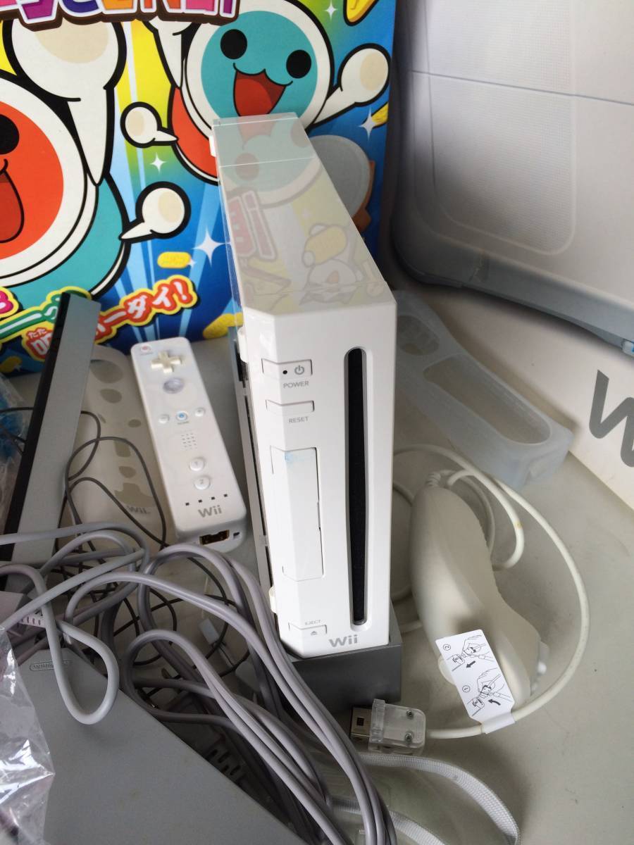 ☆任天堂 Nintendo Wii 本体一式 すぐ4人で遊べるセット！ マリオ