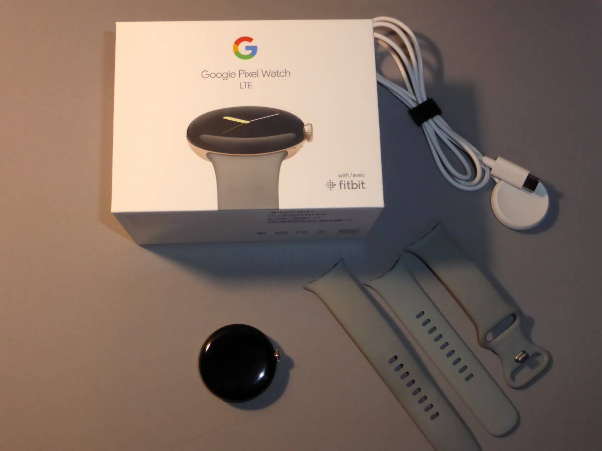 特価ブランド LTE版 Watch Pixel 状態良好！Google Champagne