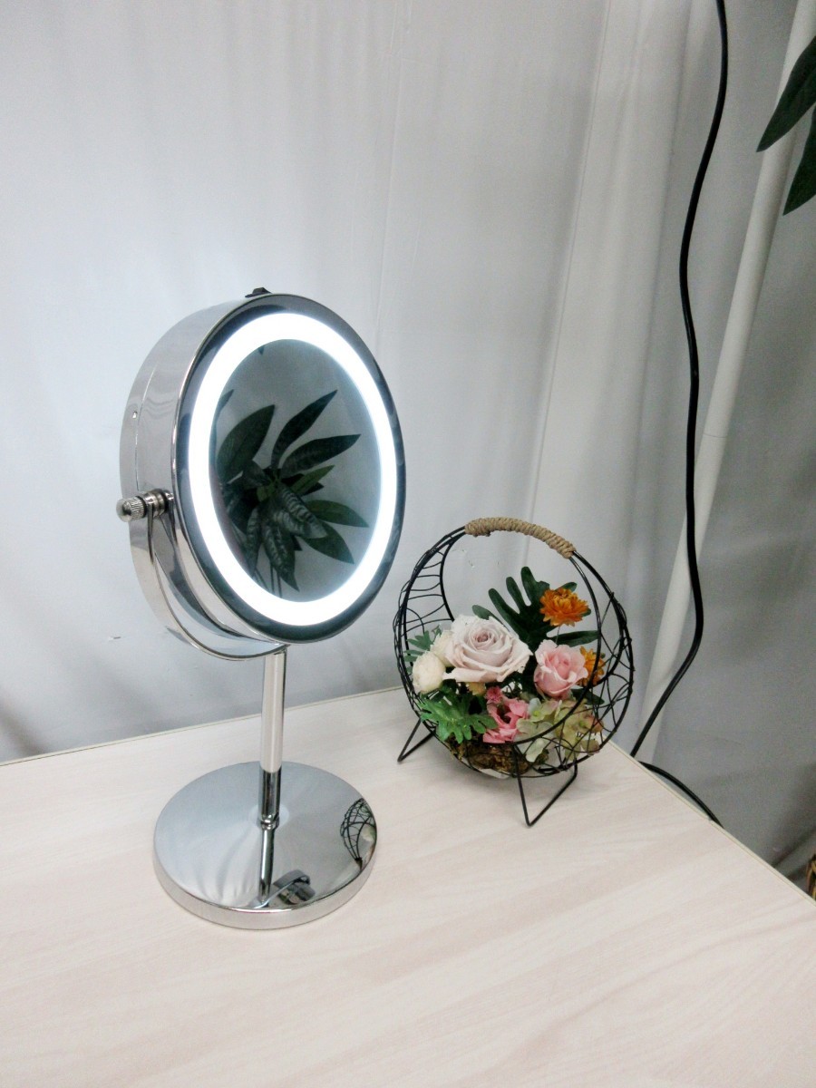 [T2596] desk woman super mirror round 