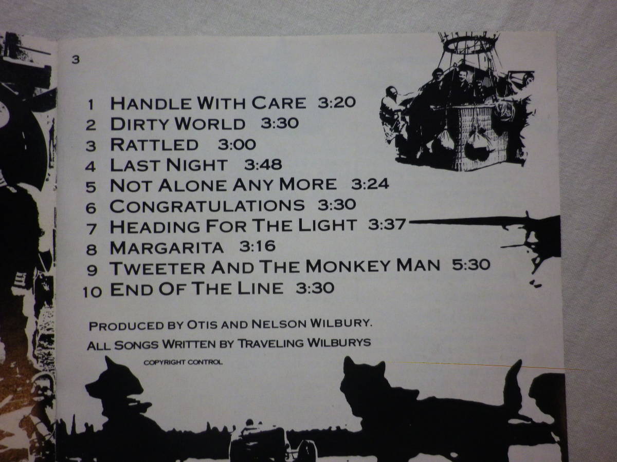 『Traveling Wilburys Vol.1＆3セット』(George Harrison,Bob Dylan,Jeff Lynne,Tom Petty,Roy Orbison,Jim Keltner)_画像5