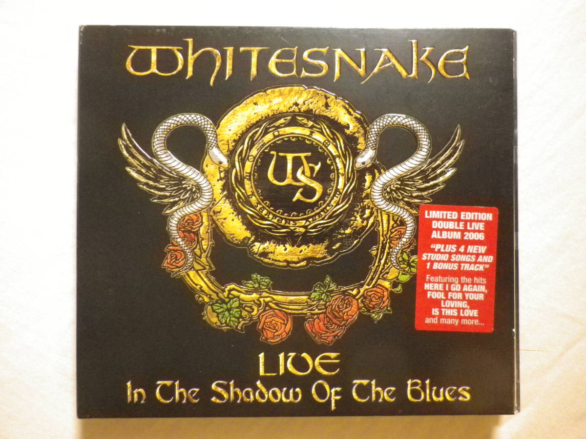 『Whitesnake/Live In The Shadow Of The Blues(2006)』(SPV 95700,ドイツ盤,2CD,ライブ音源,Digipak,Bad Boys,Burn,Here I Go Again)_画像1