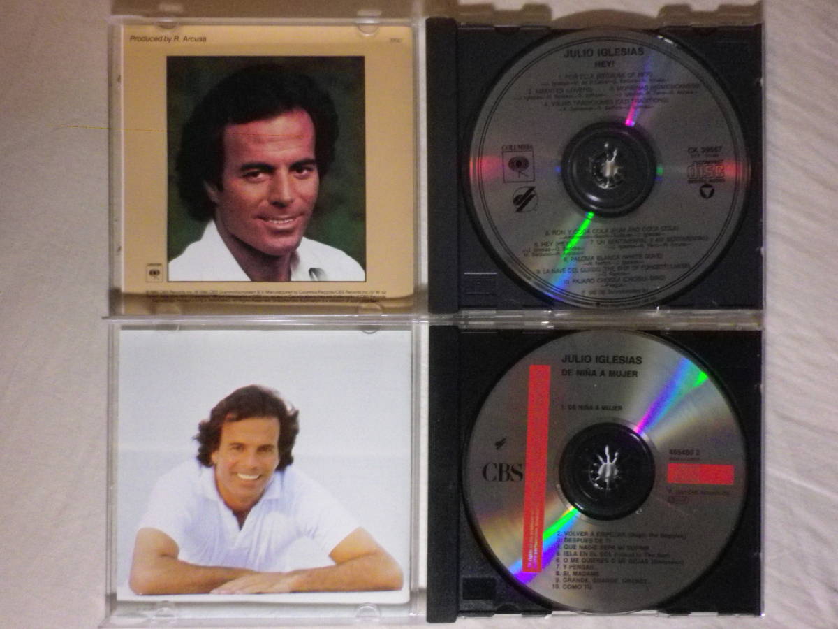 『Julio Iglesias アルバム6枚セット』(Hey!,De Nina A Mujer,Romances,America,A Mis 33 Anos,Calor,スペイン出身ポップ・シンガー)_画像4