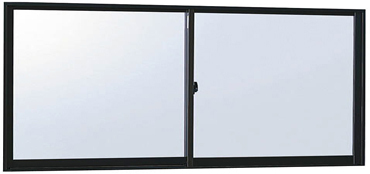 アルミサッシ YKK フレミング 半外付 引違い窓 W1640×H770 （16007）複層