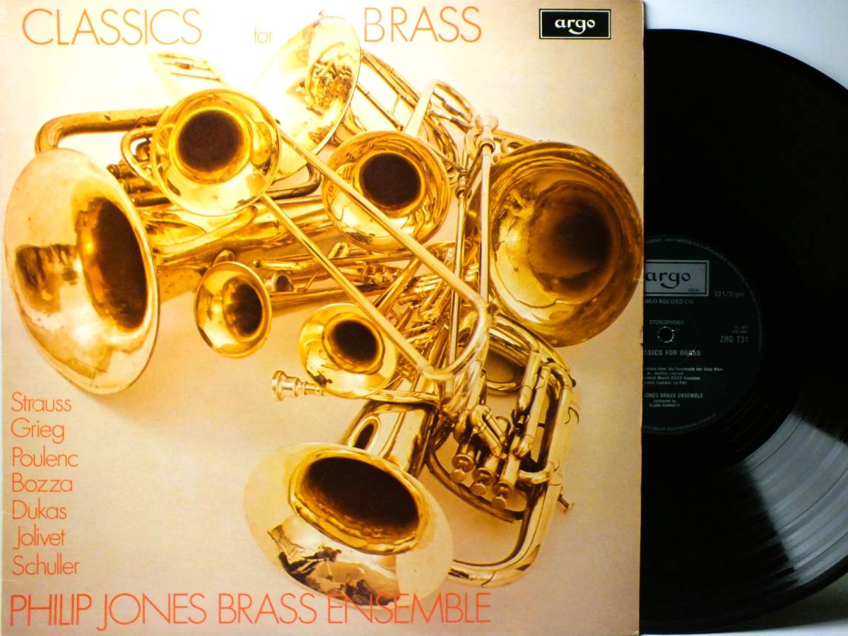 LP ZRG 731フィリップ・ジョーンズ・ブラスアンサンブル CLASSICS FOR BRASS 【8商品以上同梱で送料無料】_画像1