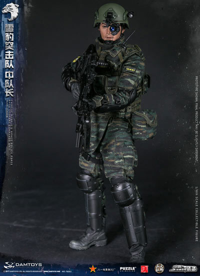 DAM Toys No.78053 中国人民武装警察部隊 雪豹突撃隊 CHINESE PEOPLE'S ARMED POLICE FORCE SNOW LEOPARD COMMANDO UNIT TEAM LEADER_画像4