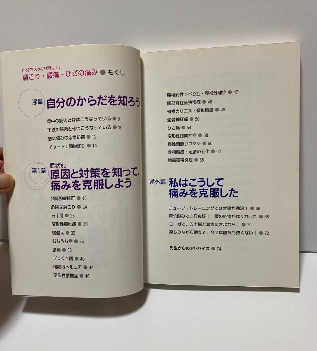 自分でスッキリ消せる！肩こり・腰痛・ひざの痛み　痛っ！の原因を根本から取り去る実践プログラム 福田千晶／監修　山田多佳子／監修