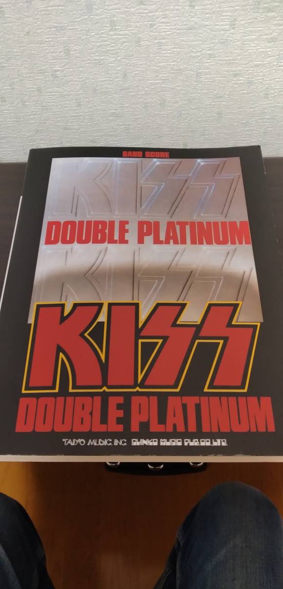 バンドスコア　kiss DOUBLE　PLATINUM　中古_画像1