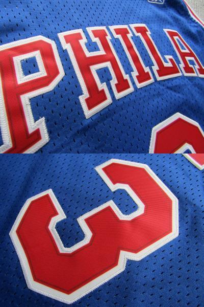 美品 NBA 76ers IVERSON #3 アレン・アイバーソン セブンティ 美品 NBA 76ers IVERSON #3 アレン・アイバーソン セブンティ