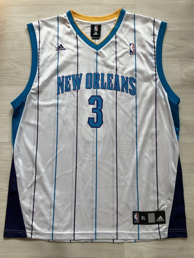 【希少】 NBA クリス・ポール HORNETS ニューオーリンズ・ホーネッツ adidas アディダス ユニフォーム ジャージ バスケ XL　美品　白_画像1