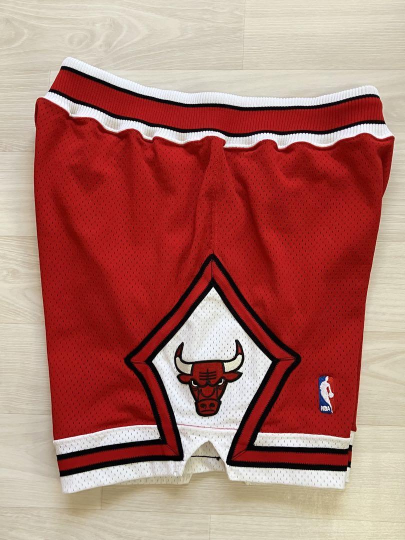 希少品 90s NBA BULLS シカゴ・ブルズ Champion チャンピオン オーセンティック バスパン ショーツ ユニフォーム 当時物 刺繍 ジョーダン