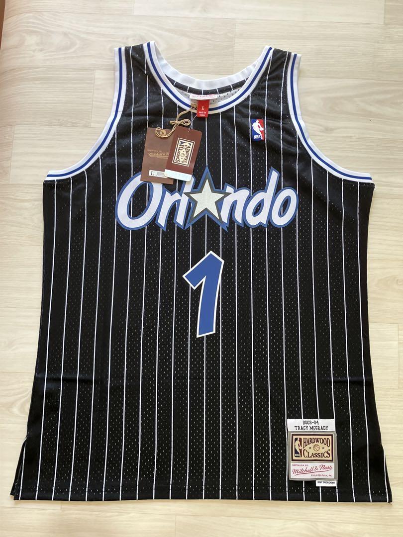 激レア！ NBA MAGIC McGRADY #1 T-MAC トレイシー・マグレディ Mitchell&Ness ミッチェルアンドネス スウィングマン ユニフォーム 刺繍_画像1