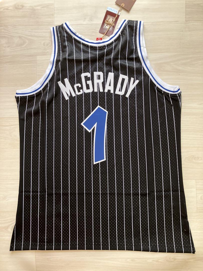 激レア！ NBA MAGIC McGRADY #1 T-MAC トレイシー・マグレディ Mitchell&Ness ミッチェルアンドネス スウィングマン ユニフォーム 刺繍_画像3