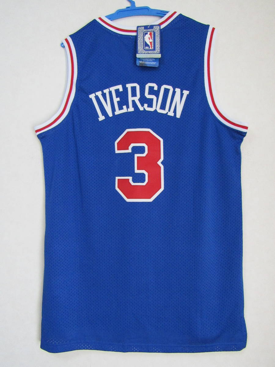 美品 NBA 76ers IVERSON #3 アレン・アイバーソン セブンティ 美品 NBA 76ers IVERSON #3 アレン・アイバーソン セブンティ