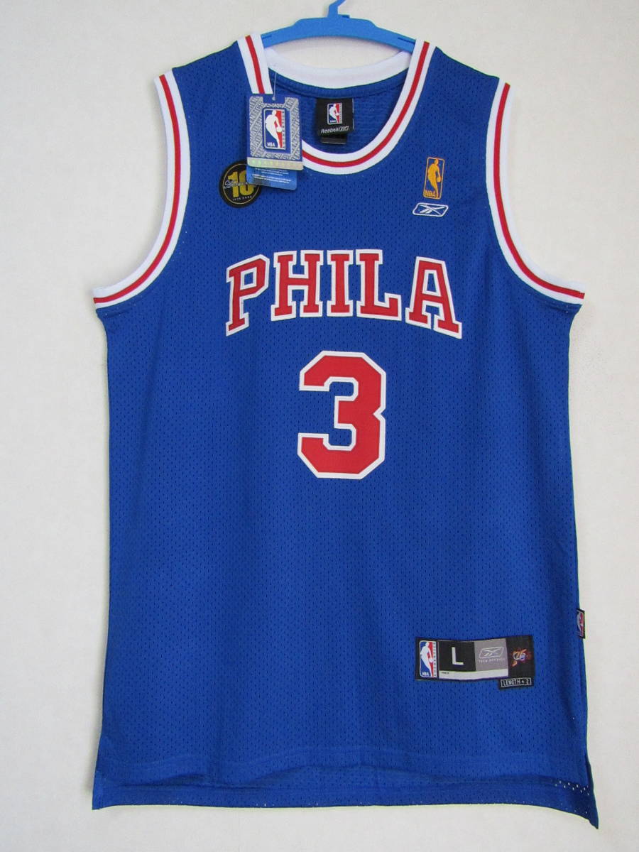 美品 NBA 76ers IVERSON #3 アレン・アイバーソン セブンティ 美品 NBA 76ers IVERSON #3 アレン・アイバーソン セブンティ