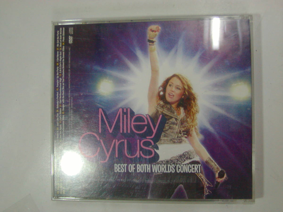 CD+DVD２枚組[ HANNAH MONTANA and Miley Cyrus /ディズニー]ハンナ・モンタナ＆マイリー・サイラスBEST OF BOTH WORLDS CONCERT送料無料_画像2