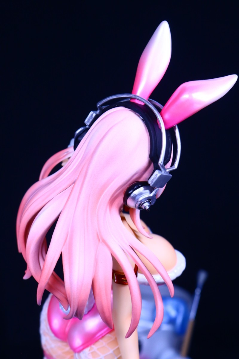 1円 すーぱーそに子 BiCute Bunnies Figure Pink ver. フィギュア バニー リペイント VOCALOID プライズ 限定 美少女 非売品 網タイツ_画像8