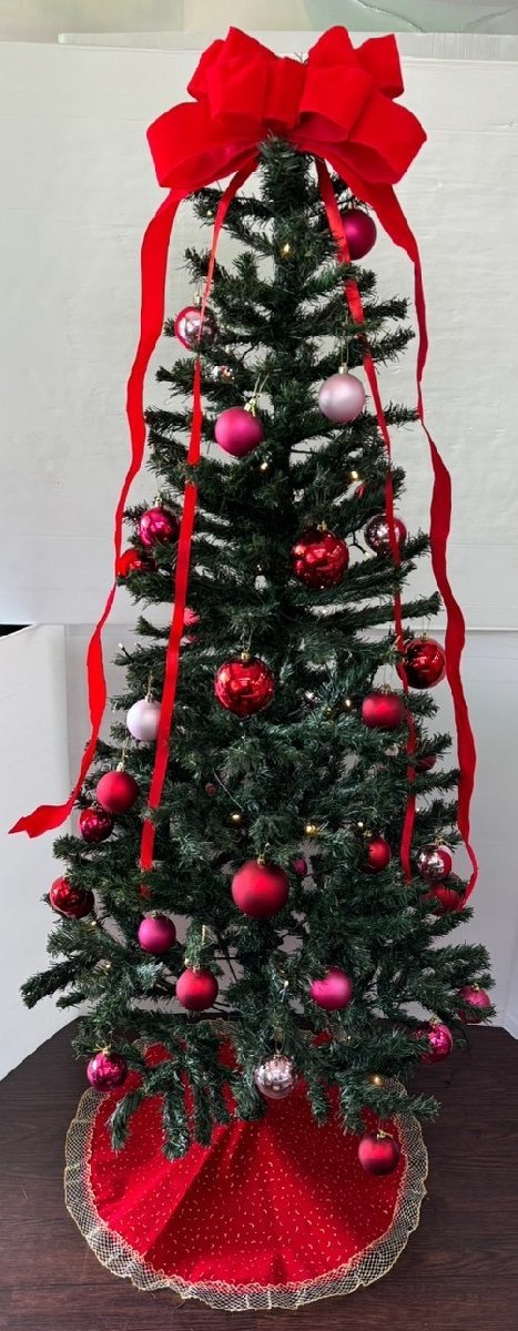  прекрасный товар чистка работа завершено елка комплект 180cm красный мяч тонкий tree LED illumination есть ( осмотр 271