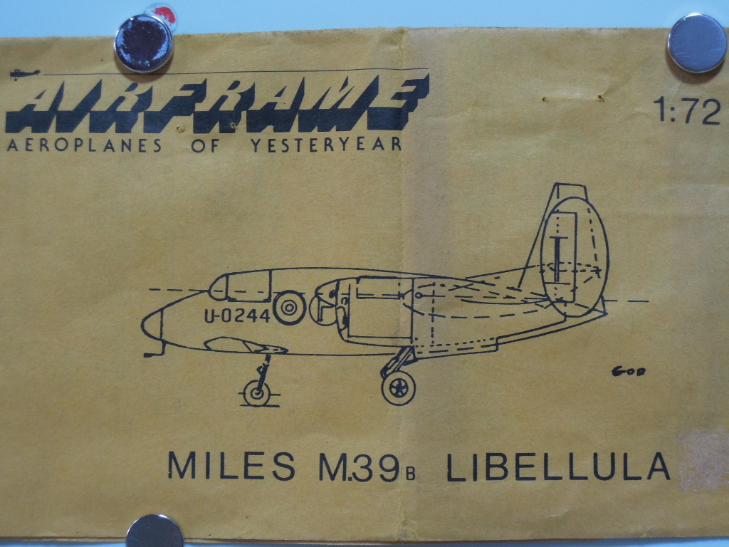 AIRFRAME 1/72 MILES M.39b LIBELLULA_画像1