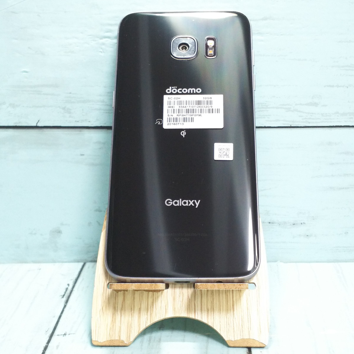 docomo Galaxy S7 edge SC-02H ブラック 本体 白ロム [ジャンク] SIMロック解除済み SIMフリー 603209_画像2