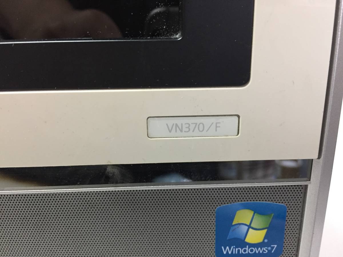☆[BIOS確認]NEC VALUESTAR VN370/F VN370FS6W モニター一体型PC Celeron B800 1.50GHz 2GB【現状渡し】_画像5