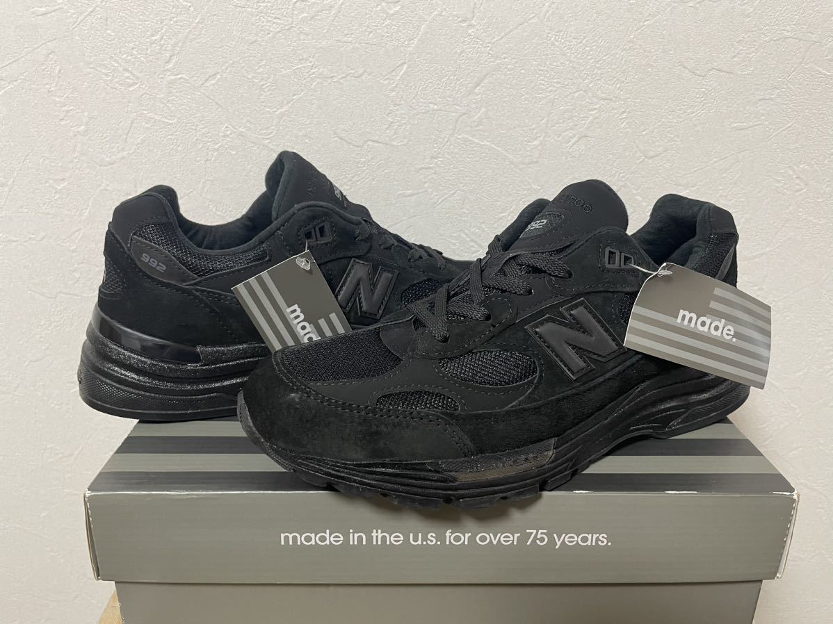 NEW BALANCE 2021年製 M992EA Triple Black トリプルブラック NEW BALANCE 2021年製 M992EA Triple Black トリプルブラック