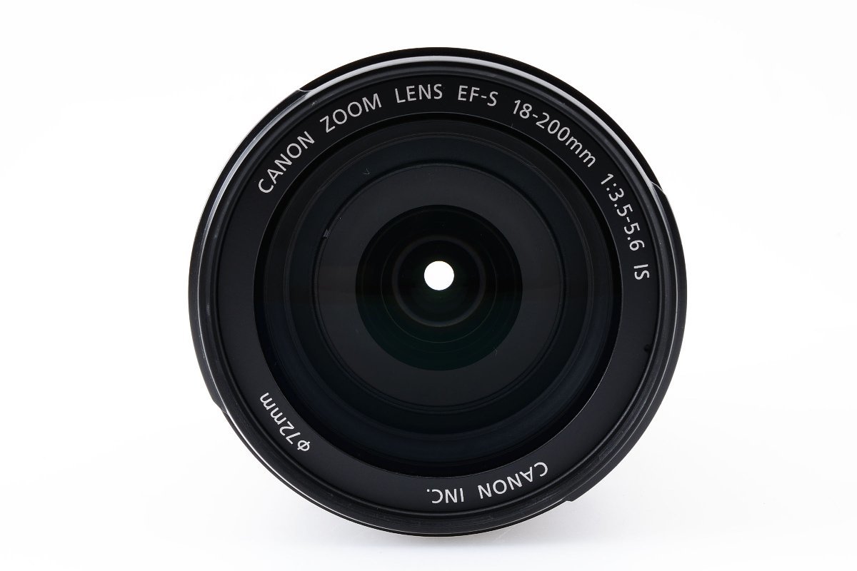 Canon EF-S 18-200mm f/3.5-5.6 IS 手ぶれ補正 高倍率ズーム [美品] EW-78D レンズフード ポーチ付き_画像3