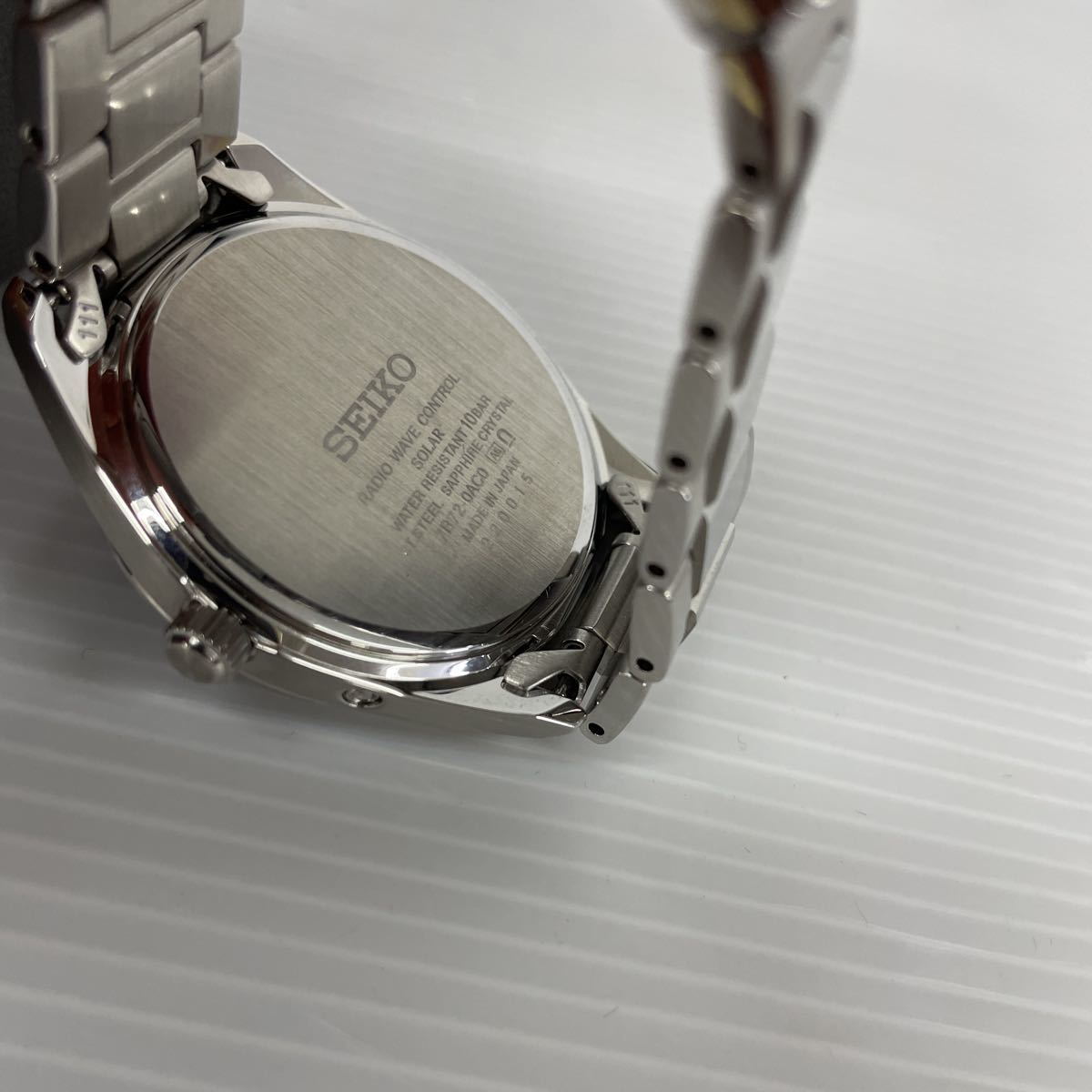 SEIKO 腕時計 SBTM317 ソーラー電波 セイコーセレクション 美品 SEIKO 腕時計 SBTM317 ソーラー電波 セイコーセレクション 美品