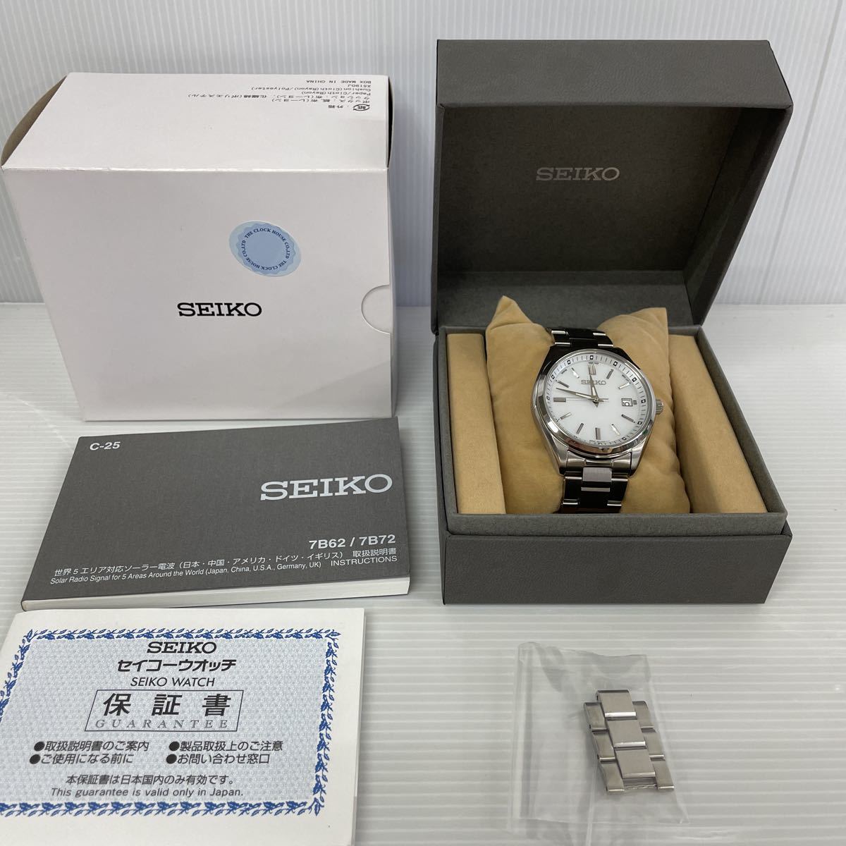 SEIKO 腕時計 SBTM317 ソーラー電波 セイコーセレクション 美品 SEIKO 腕時計 SBTM317 ソーラー電波 セイコーセレクション 美品