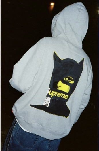 Supreme Catwoman Hooded Sweatshirt Heather Grey /M シュプリーム キャットウーマン フーディー スウェットシャツBox Logo Sticker付 Tee_画像7