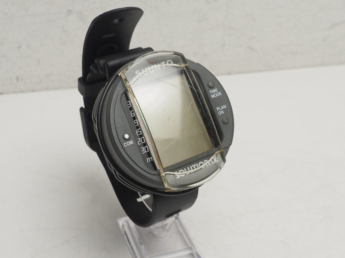 USED SUUNTO スント SOLUTION α ソリューション アルファ ダイブコンピュータ バッテリー切れ ランク:AA 取扱説明書付 [S55600]_画像1