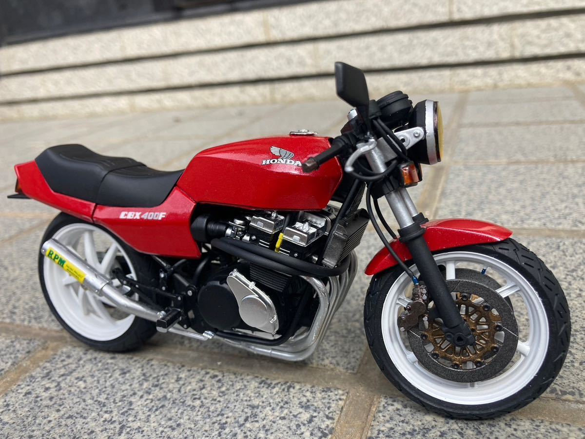 Yahoo!オークション - 1/12 アオシマ ホンダ CBX400F プロアーム Yahoo!オークション - 1/12 アオシマ ホンダ CBX400F プロアーム