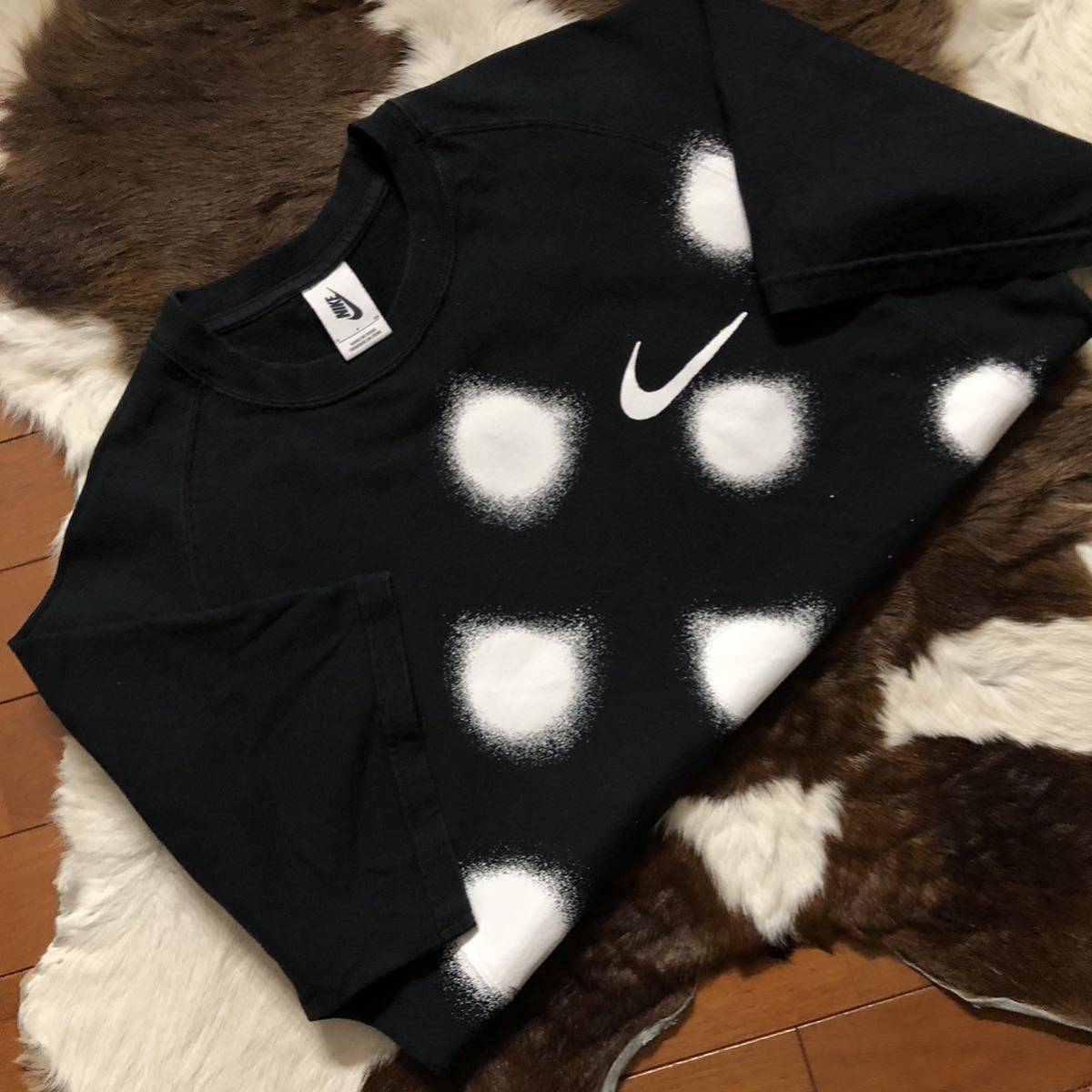 Nike Off-White Nike Spray Dot T-shirt CU2477-010 ナイキ x オフホワイト ショートスリーブ スプレー ドット 半袖 Tシャツ（サイズS）黒_画像7