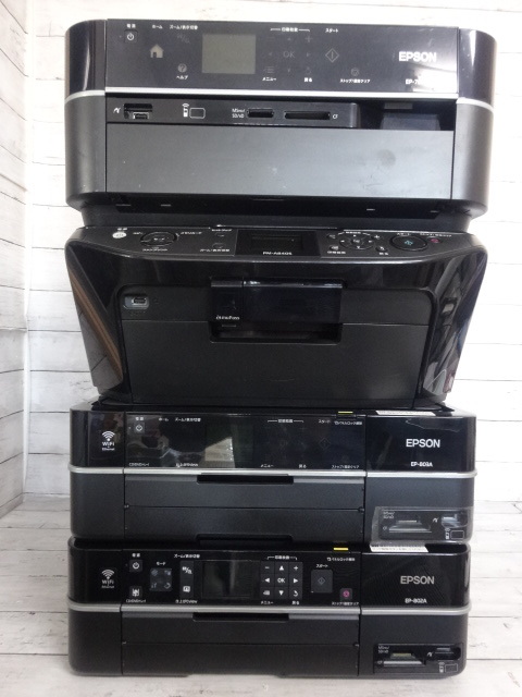 8322★ 4台まとめ EPSON エプソン EP-704A/ PM-A840S/ EP-803A/ EP-802A プリンター ジャンク品_画像1